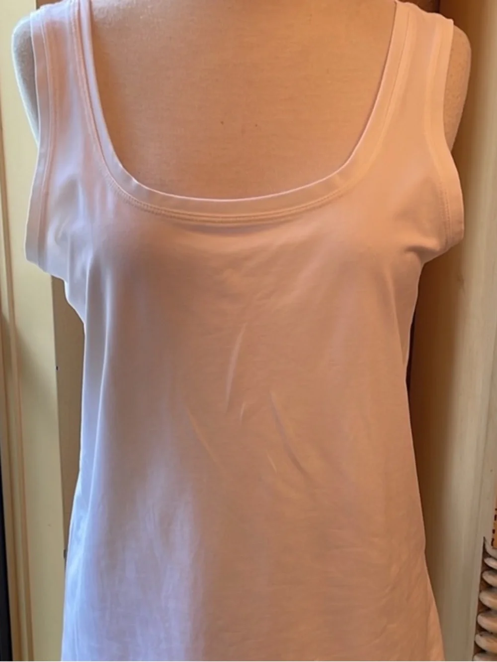 Alfani White Scoop Neck Tank Top